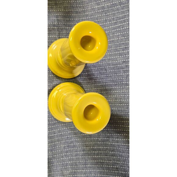 Fiesta Y2K Tapered Candle Sticks YELLOW - Picture 5 of 7